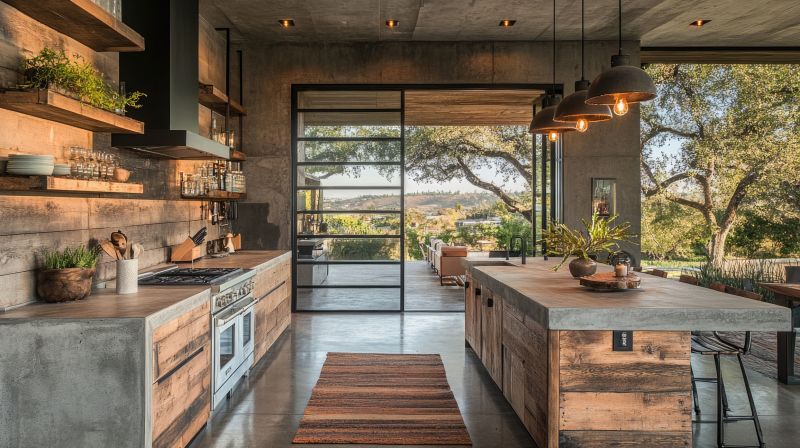 Concrete Counter Installation in Sonoma County, CA