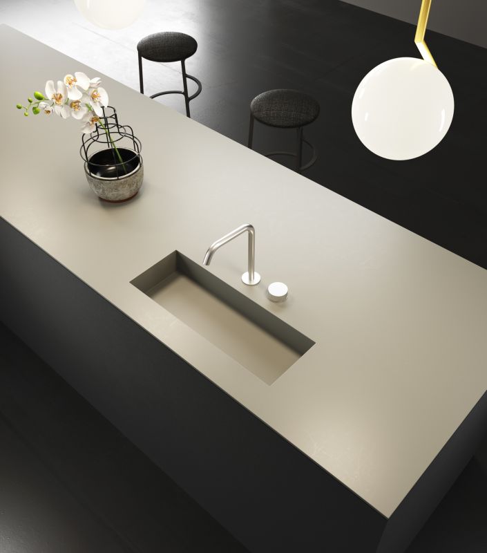 Poured Countertop Installation